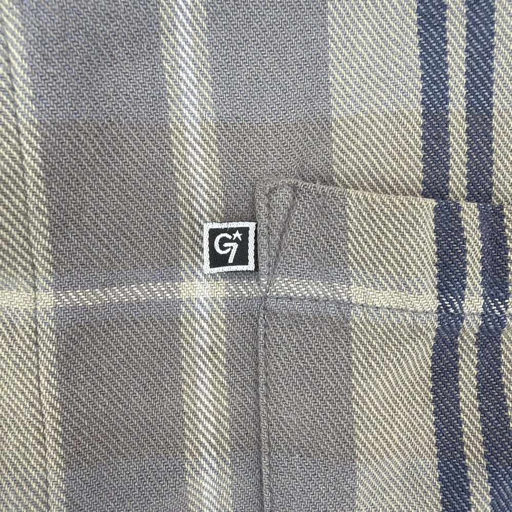 Gear 7 Flannel Shirt Men's Large Plaid Button Down Heavyweight Outdoor - Picture 6 of 9